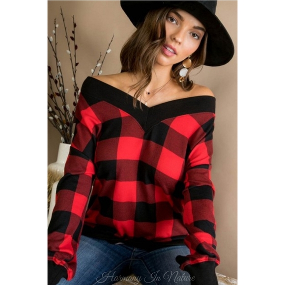 Buffalo Plaid Top - Picture 8 of 10